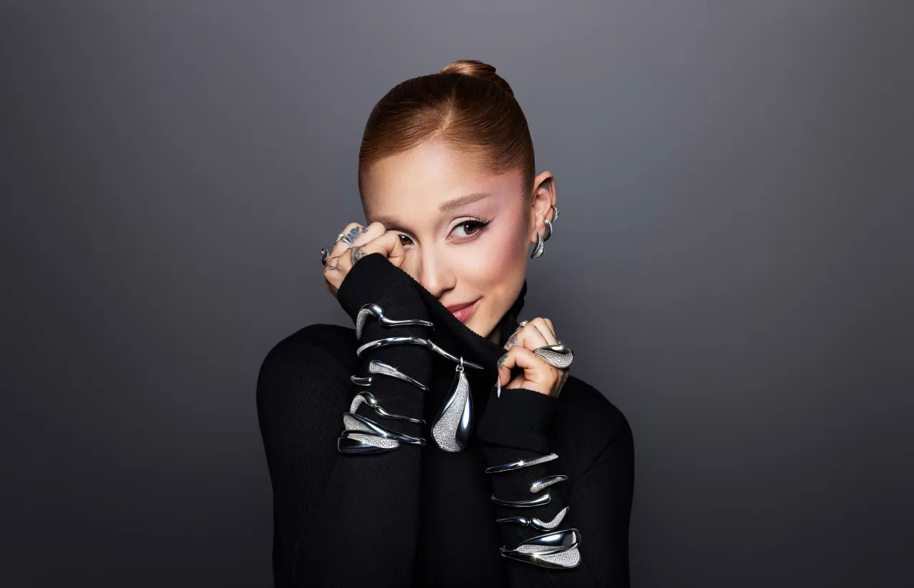 Ariana Grande Wears Swarovski Classica Jewelry in 2026 Campaign