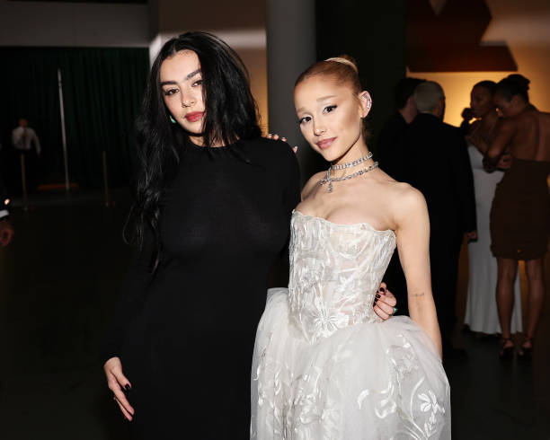 Charli xcx and Ariana Grande attend the WSJ. Magazine 2024 Innovator Awards on October 29, 2024 in New York City