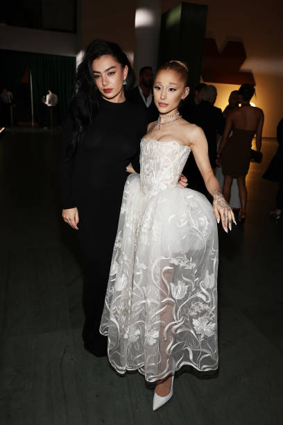 Charli xcx and Ariana Grande attend the WSJ. Magazine 2024 Innovator Awards on October 29, 2024 in New York City