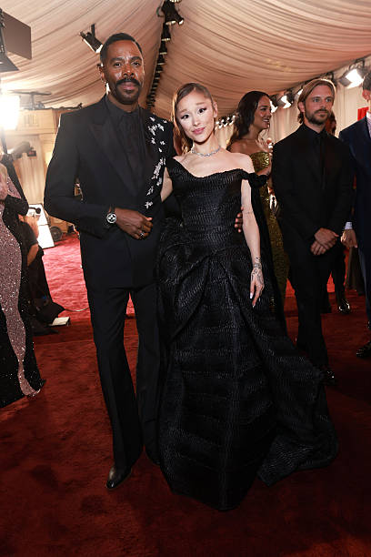 Colman Domingo and Ariana Grande at the 83rd Annual Golden Globes held at The Beverly Hilton on January 11, 2026 in Beverly Hills, California. — frame 66/147 (408×612)