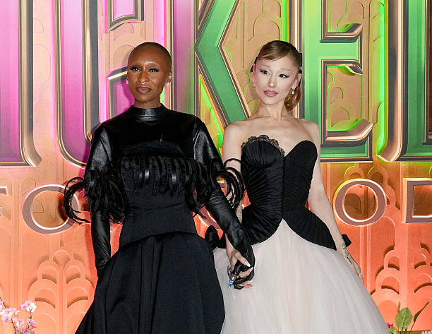 Cynthia Erivo and Ariana Grande at the "Wicked: For Good" New York Premiere held at Lincoln Center for the Performing Ar
