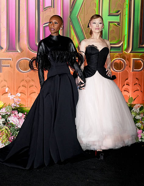 Cynthia Erivo and Ariana Grande at the "Wicked: For Good" New York Premiere held at Lincoln Center for the Performing Ar