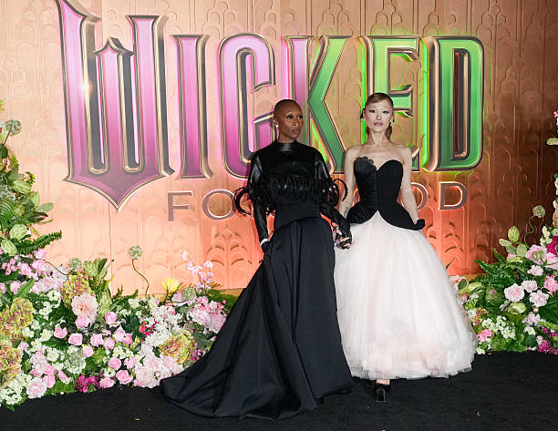 Cynthia Erivo and Ariana Grande at the "Wicked: For Good" New York Premiere held at Lincoln Center for the Performing Ar