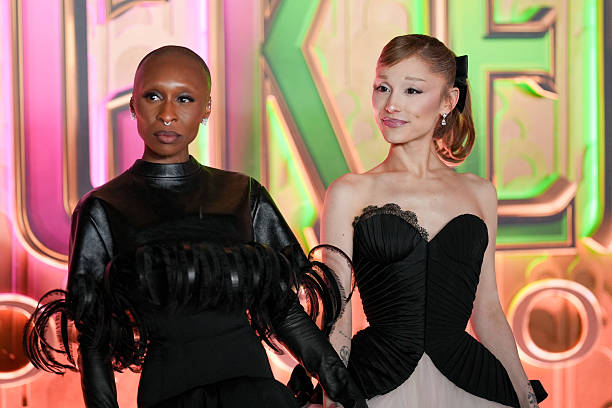 Cynthia Erivo and Ariana Grande at the "Wicked: For Good" New York Premiere held at Lincoln Center for the Performing Arts on November 17, 2025 in New York, New York. — frame 61/83 (612×408)