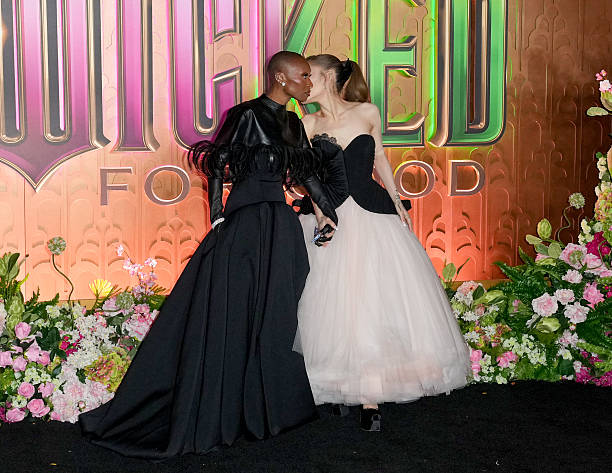 Cynthia Erivo and Ariana Grande at the "Wicked: For Good" New York Premiere held at Lincoln Center for the Performing Ar