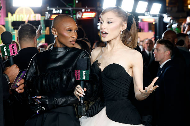 Cynthia Erivo and Ariana Grande attend as Universal Pictures proudly presents the WICKED FOR GOOD US Premiere on November 17, 2025 in New York City. — frame 120/124 (612×408)