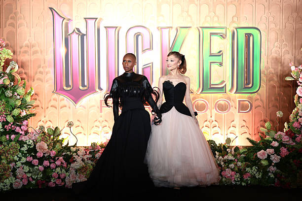 Cynthia Erivo and Ariana Grande attend as Universal Pictures proudly presents the WICKED FOR GOOD US Premiere on Novembe