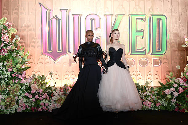 Cynthia Erivo and Ariana Grande attend as Universal Pictures proudly presents the WICKED FOR GOOD US Premiere on November 17, 2025 in New York City. (612×408)