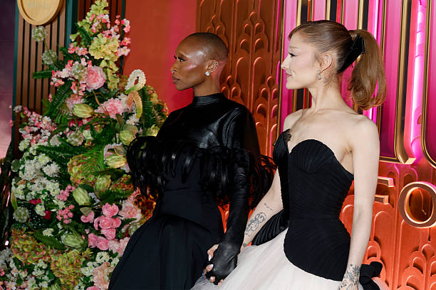 Cynthia Erivo and Ariana Grande attend as Universal Pictures proudly presents the WICKED FOR GOOD US Premiere on Novembe