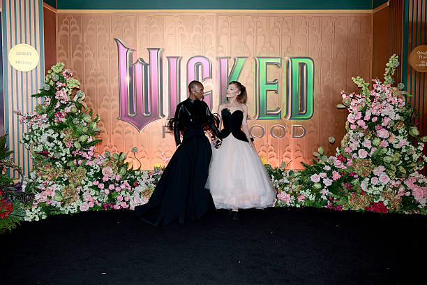 Cynthia Erivo and Ariana Grande attend as Universal Pictures proudly presents the WICKED FOR GOOD US Premiere on Novembe