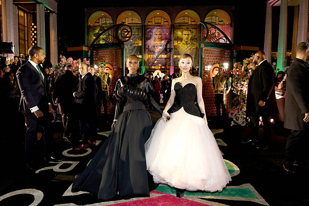Cynthia Erivo and Ariana Grande attend as Universal Pictures proudly presents the WICKED FOR GOOD US Premiere on November 17, 2025 in New York City. (612×408)