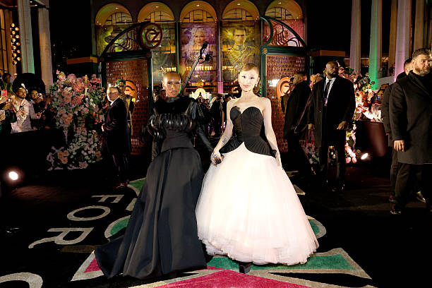 Cynthia Erivo and Ariana Grande attend as Universal Pictures proudly presents the WICKED FOR GOOD US Premiere on November 17, 2025 in New York City. — frame 103/124 (612×408)