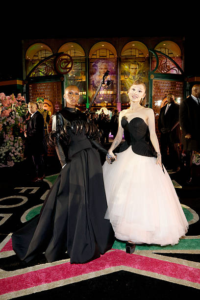 Cynthia Erivo and Ariana Grande attend as Universal Pictures proudly presents the WICKED FOR GOOD US Premiere on November 17, 2025 in New York City. — frame 115/124 (408×612)