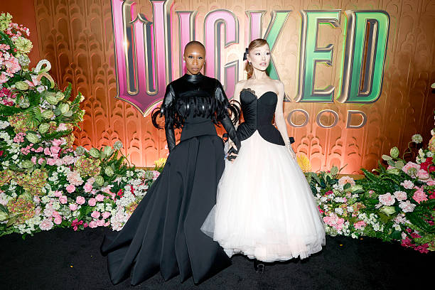 Cynthia Erivo and Ariana Grande attend as Universal Pictures proudly presents the WICKED FOR GOOD US Premiere on Novembe