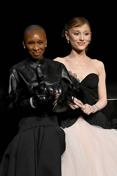 Cynthia Erivo and Ariana Grande attend as Universal Pictures proudly presents the WICKED FOR GOOD US Premiere on Novembe