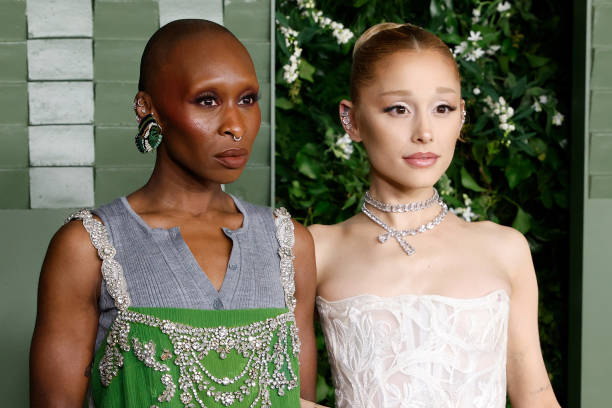 Cynthia Erivo and Ariana Grande attend the 2024 WSJ Magazines Innovator Awards at Museum of Modern Art on October 29, 2024 in New York City. (612×408)