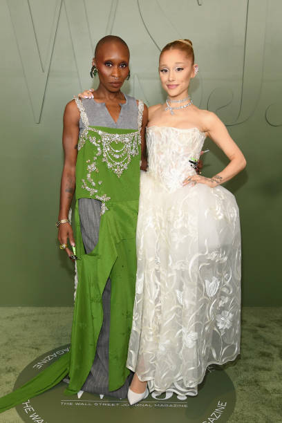 Cynthia Erivo and Ariana Grande attend the WSJ. Magazine 2024 Innovator Awards on October 29, 2024 in New York City