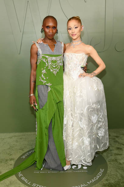 Cynthia Erivo and Ariana Grande attend the WSJ. Magazine 2024 Innovator Awards on October 29, 2024 in New York City