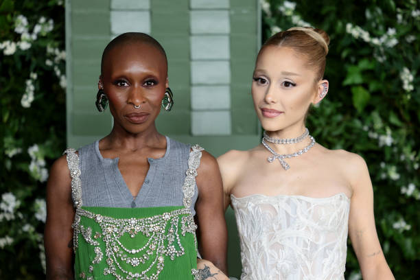 Cynthia Erivo and Ariana Grande attend the WSJ. Magazine 2024 Innovator Awards on October 29, 2024 in New York City