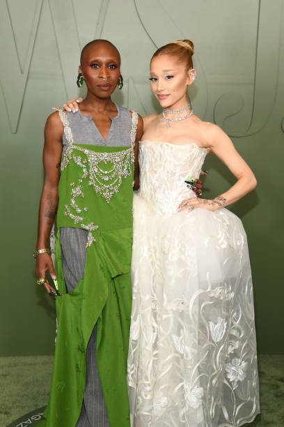 Cynthia Erivo and Ariana Grande attend the WSJ. Magazine 2024 Innovator Awards on October 29, 2024 in New York City