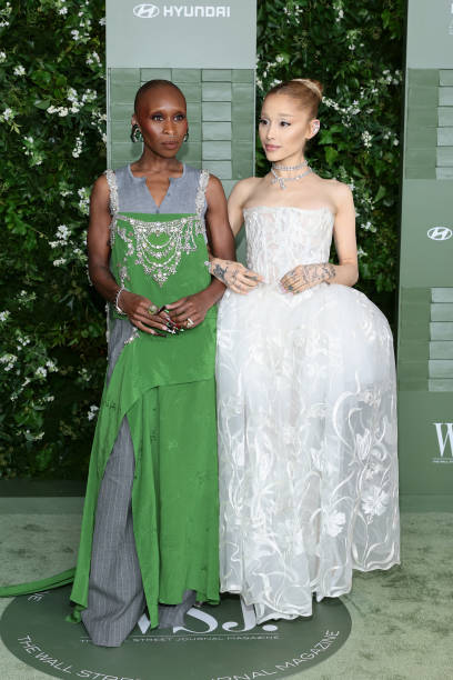 Cynthia Erivo and Ariana Grande attend the WSJ. Magazine 2024 Innovator Awards on October 29, 2024 in New York City