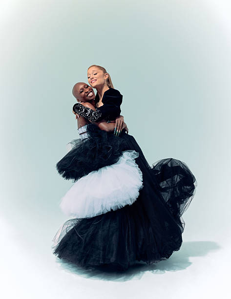 Cynthia Erivo and Ariana Grande from 'Wicked' are photographed for Variety magazine on December 2, 2024 in Los Angeles, 