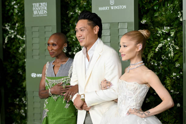 Cynthia Erivo, Jon M. Chu and Ariana Grande attend the WSJ. Magazine 2024 Innovator Awards on October 29, 2024 in New York City. (612×408)