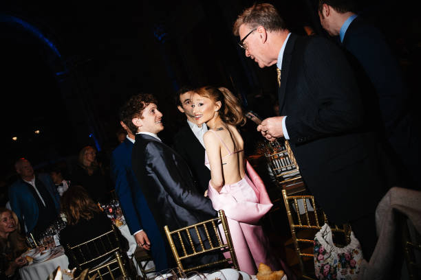 Ethan Slater, Ariana Grande at the National Board of Review Gala held at Cipriani 42nd Street on January 07, 2025 in New York, New York. — frame 30/76 (612×408)