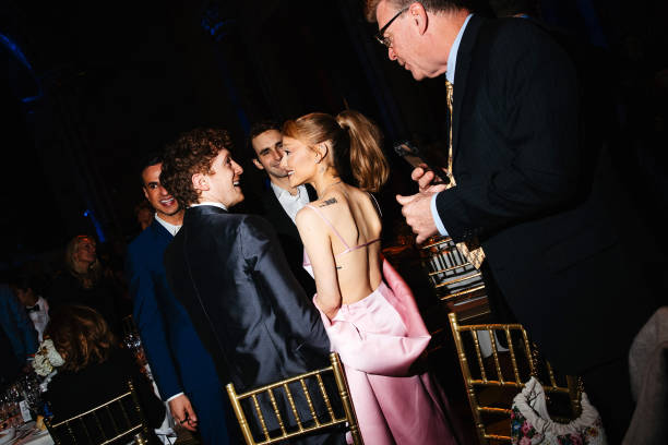 Ethan Slater, Ariana Grande at the National Board of Review Gala held at Cipriani 42nd Street on January 07, 2025 in New York, New York. — frame 26/76 (612×408)