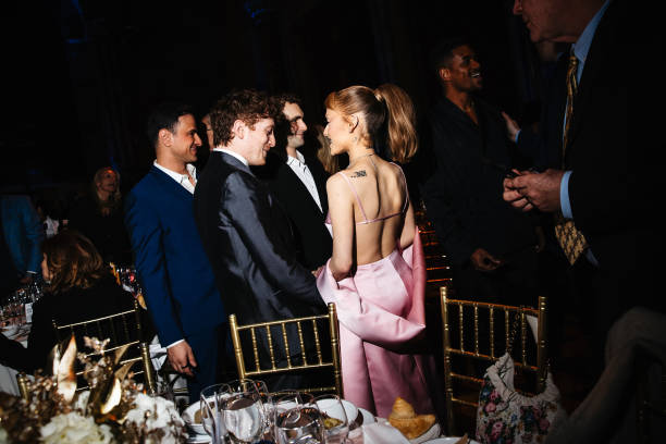 Ethan Slater, Ariana Grande at the National Board of Review Gala held at Cipriani 42nd Street on January 07, 2025 in New York, New York. — frame 27/76 (612×408)