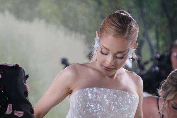 May 2024, USA, New York: Ariana Grande attends the benefit gala of the Costume Institute of the Metropolitan Museum, on 