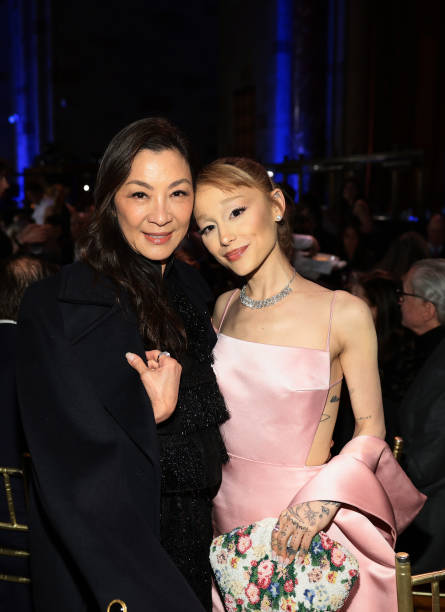 Michelle Yeoh and Ariana Grande attend The National Board of Review Annual Awards Gala at Cipriani 42nd Street on Januar