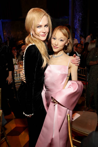 Nicole Kidman and Ariana Grande attend The National Board of Review Annual Awards Gala at Cipriani 42nd Street on January 07, 2025 in New York City. (408×612)
