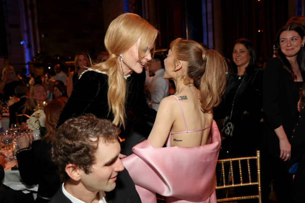 Nicole Kidman and Ariana Grande attend The National Board of Review Annual Awards Gala at Cipriani 42nd Street on Januar