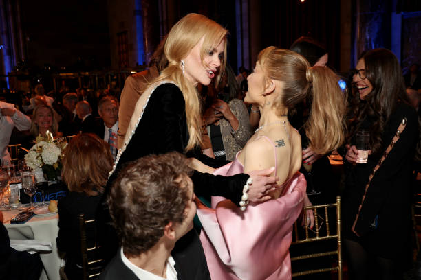 Nicole Kidman and Ariana Grande attend The National Board of Review Annual Awards Gala at Cipriani 42nd Street on January 07, 2025 in New York City. — frame 104/110 (612×408)