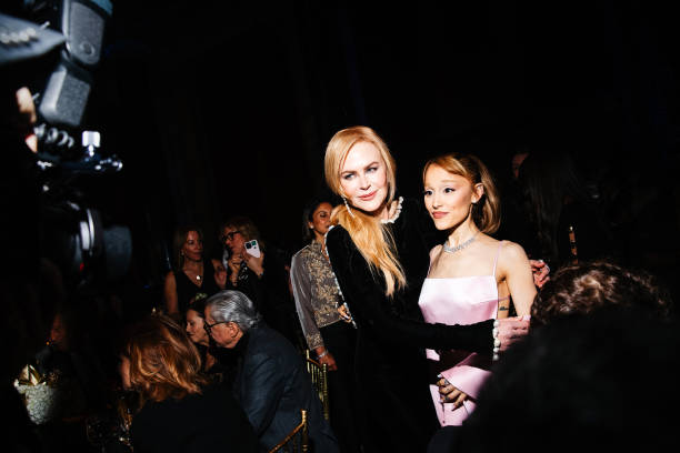 Nicole Kidman, Ariana Grande at the National Board of Review Gala held at Cipriani 42nd Street on January 07, 2025 in New York, New York. — frame 45/76 (612×408)