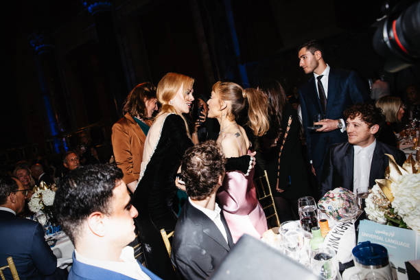 Nicole Kidman, Ariana Grande at the National Board of Review Gala held at Cipriani 42nd Street on January 07, 2025 in New York, New York. — frame 2/76 (612×408)