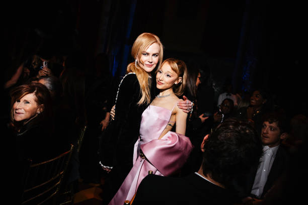 Nicole Kidman, Ariana Grande at the National Board of Review Gala held at Cipriani 42nd Street on January 07, 2025 in New York, New York. — frame 44/76 (612×408)