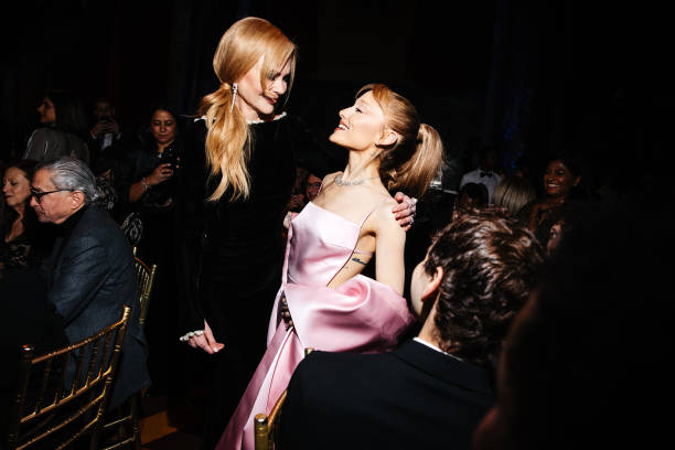 Nicole Kidman, Ariana Grande at the National Board of Review Gala held at Cipriani 42nd Street on January 07, 2025 in New York, New York. — frame 19/76 (612×408)