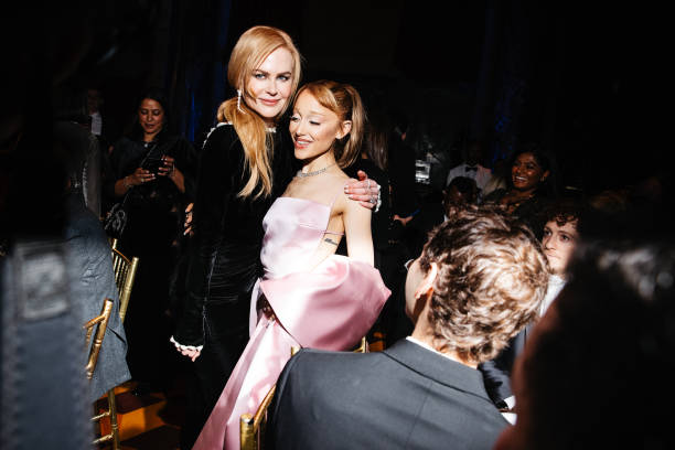 Nicole Kidman, Ariana Grande at the National Board of Review Gala held at Cipriani 42nd Street on January 07, 2025 in New York, New York. — frame 18/76 (612×408)
