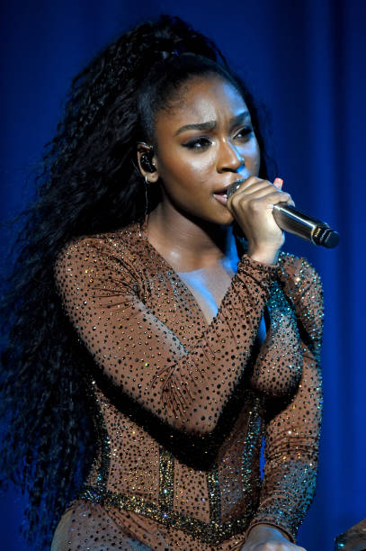 Normani performs onstage during Ariana Grande Sweetener World Tour at Staples Center on May 07, 2019 in Los Angeles, Cal