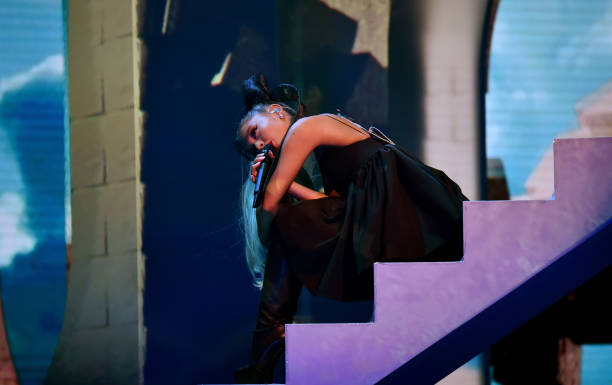 Recording artist Ariana Grande performs during the 2018 Billboard Music Awards at MGM Grand Garden Arena on May 20, 2018