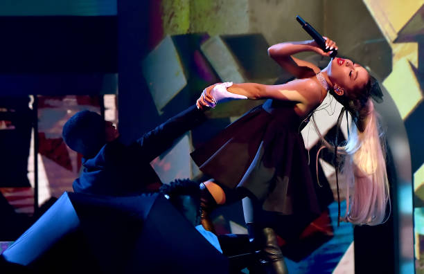 Recording artist Ariana Grande performs during the 2018 Billboard Music Awards at MGM Grand Garden Arena on May 20, 2018