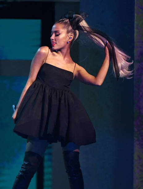 Recording artist Ariana Grande performs during the 2018 Billboard Music Awards at MGM Grand Garden Arena on May 20, 2018