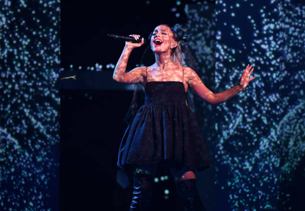Recording artist Ariana Grande performs during the 2018 Billboard Music Awards at MGM Grand Garden Arena on May 20, 2018