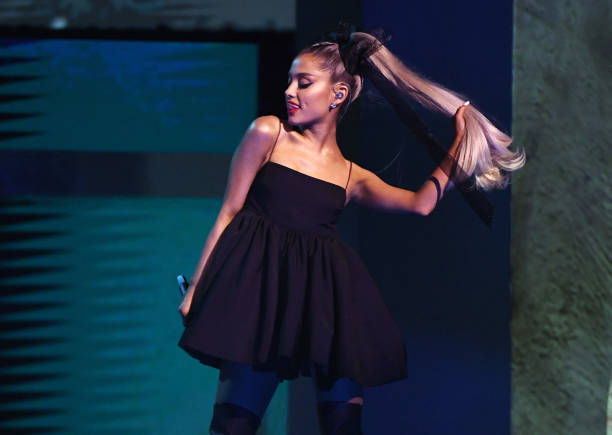 Recording artist Ariana Grande performs during the 2018 Billboard Music Awards at MGM Grand Garden Arena on May 20, 2018