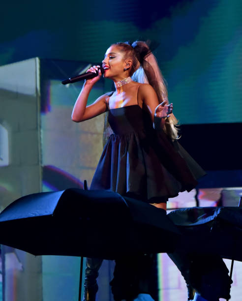 Recording artist Ariana Grande performs during the 2018 Billboard Music Awards at MGM Grand Garden Arena on May 20, 2018