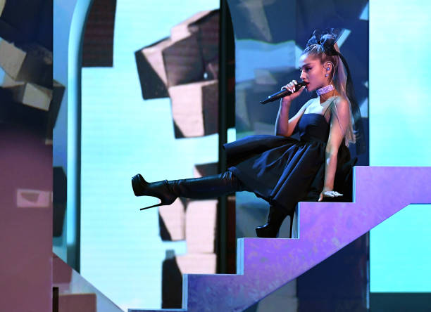 Recording artist Ariana Grande performs during the 2018 Billboard Music Awards at MGM Grand Garden Arena on May 20, 2018