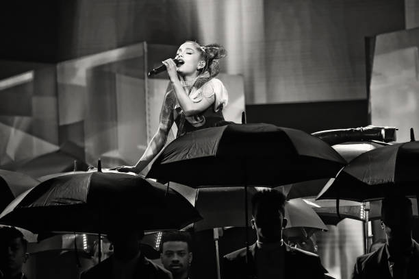 Recording artist Ariana Grande performs during the 2018 Billboard Music Awards at MGM Grand Garden Arena on May 20, 2018