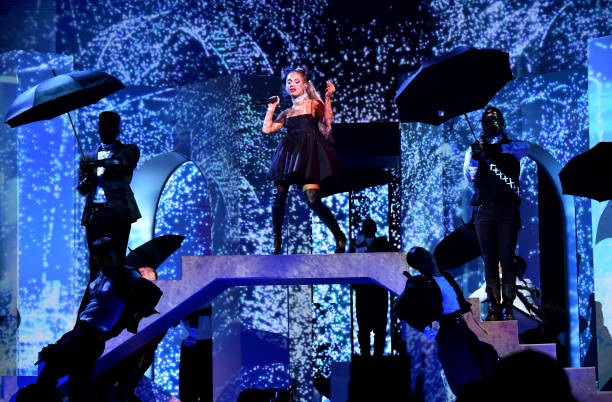Recording artist Ariana Grande performs during the 2018 Billboard Music Awards at MGM Grand Garden Arena on May 20, 2018